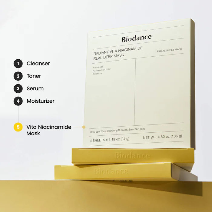 BIODANCE - Radiant Vita Niacinamide Real Deep Mask gallery image 7