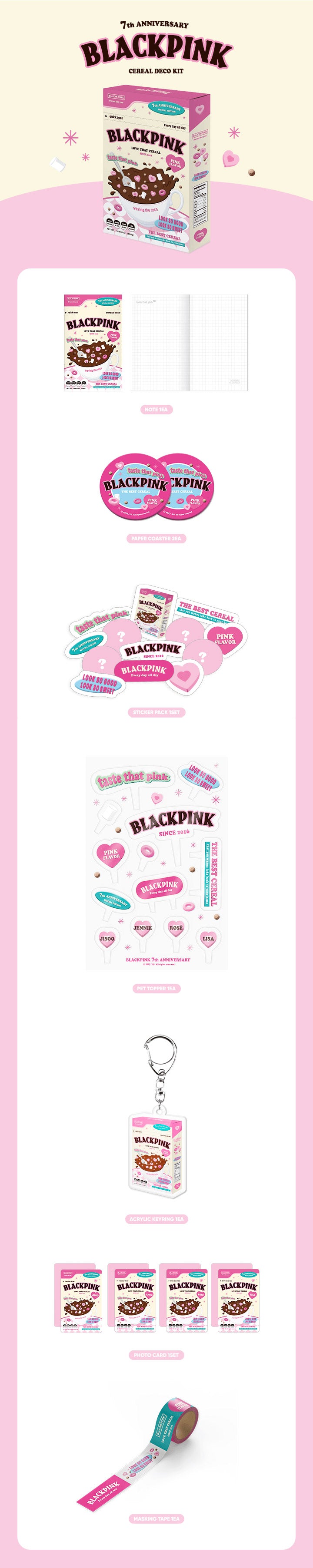 BLACKPINK - CEREAL DECO KIT [2023 Debut Anniversary]