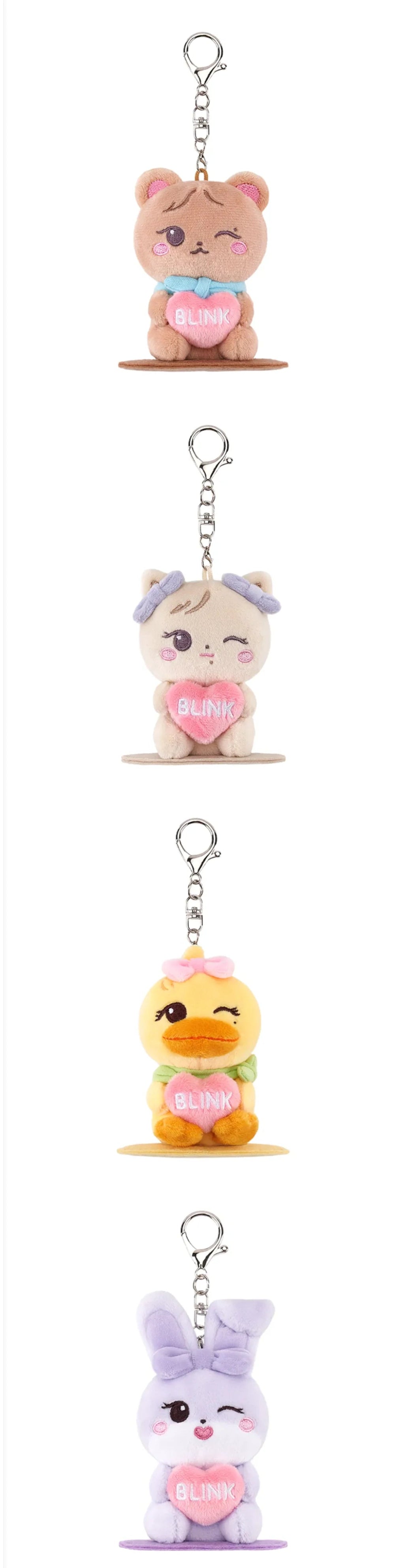 BLACKPINK DEADLINE キャラクターマグネットプラッシュキーリング BLACKPINK - Character Magnetic Plush Keyring ['DEADLINE