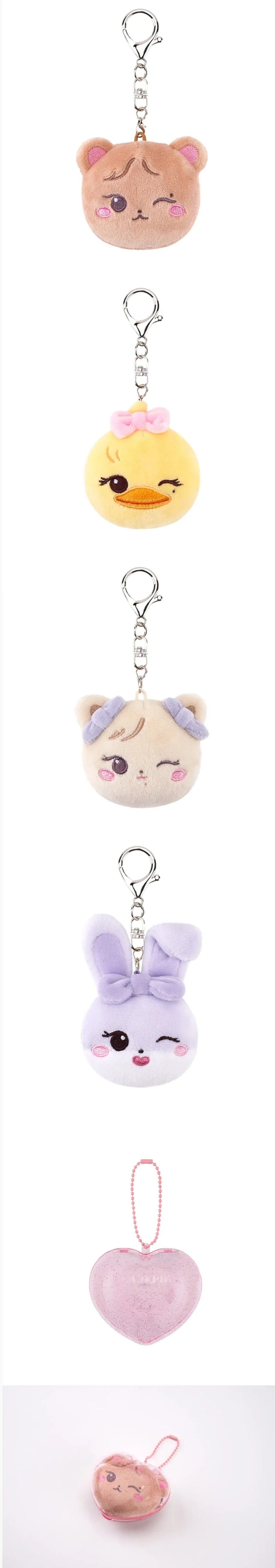 BLACKPINK - Character Plush Face Keyring + Case ['DEADLINE' WORLD TOUR IN SEOUL Official MD]