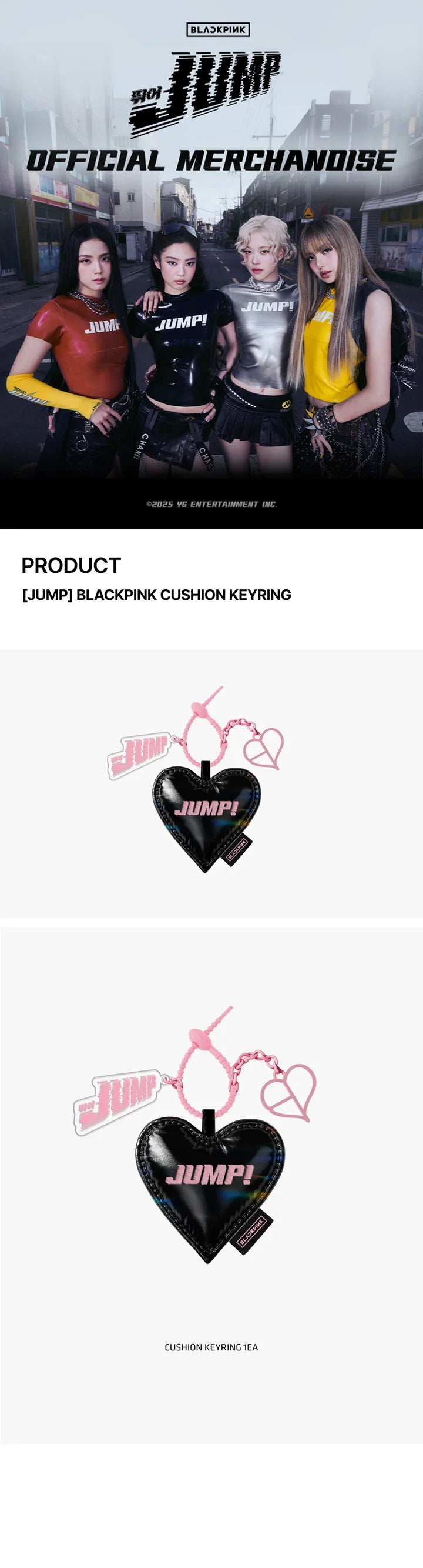 [PRE-ORDER] BLACKPINK - Cushion Keyring [JUMP Official MD]