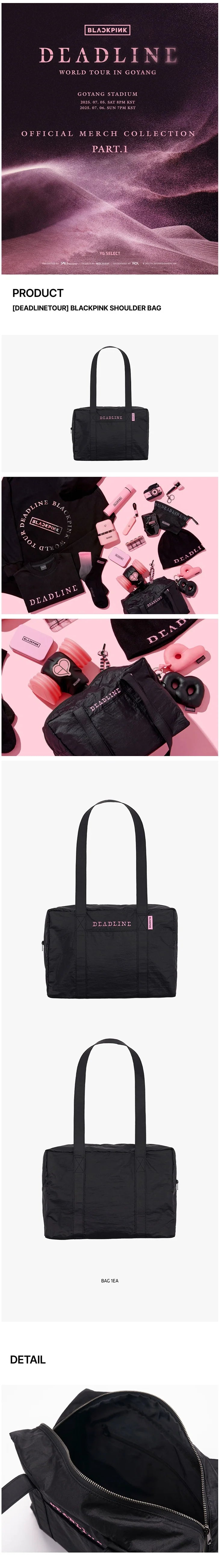 アイドル BLACKPINK DEADLINE REUSABLE BAG blackpink_deadline_shoulderbag