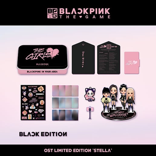 BLACKPINK THE GIRLS THE GAME OST Stella LIMITED BLACK Ver - main image