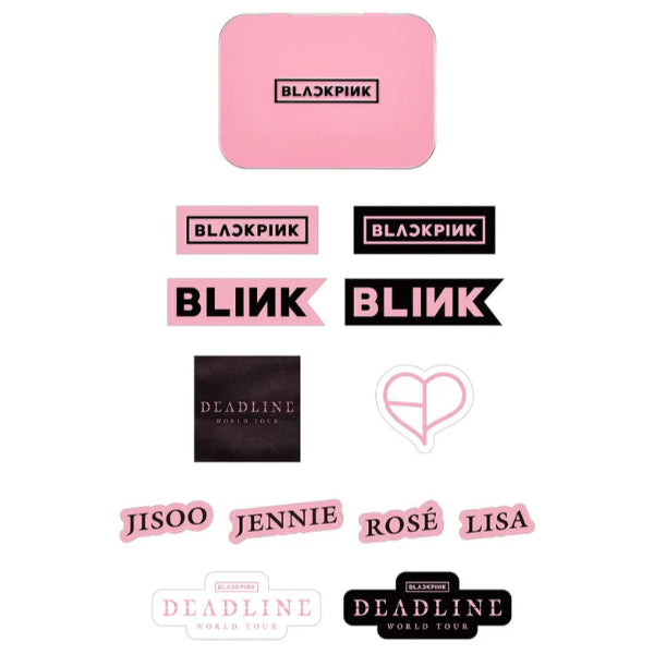 BLACKPINK Tin Case + Sticker Set Deadline World Tour in Seoul Official MD - Main Image