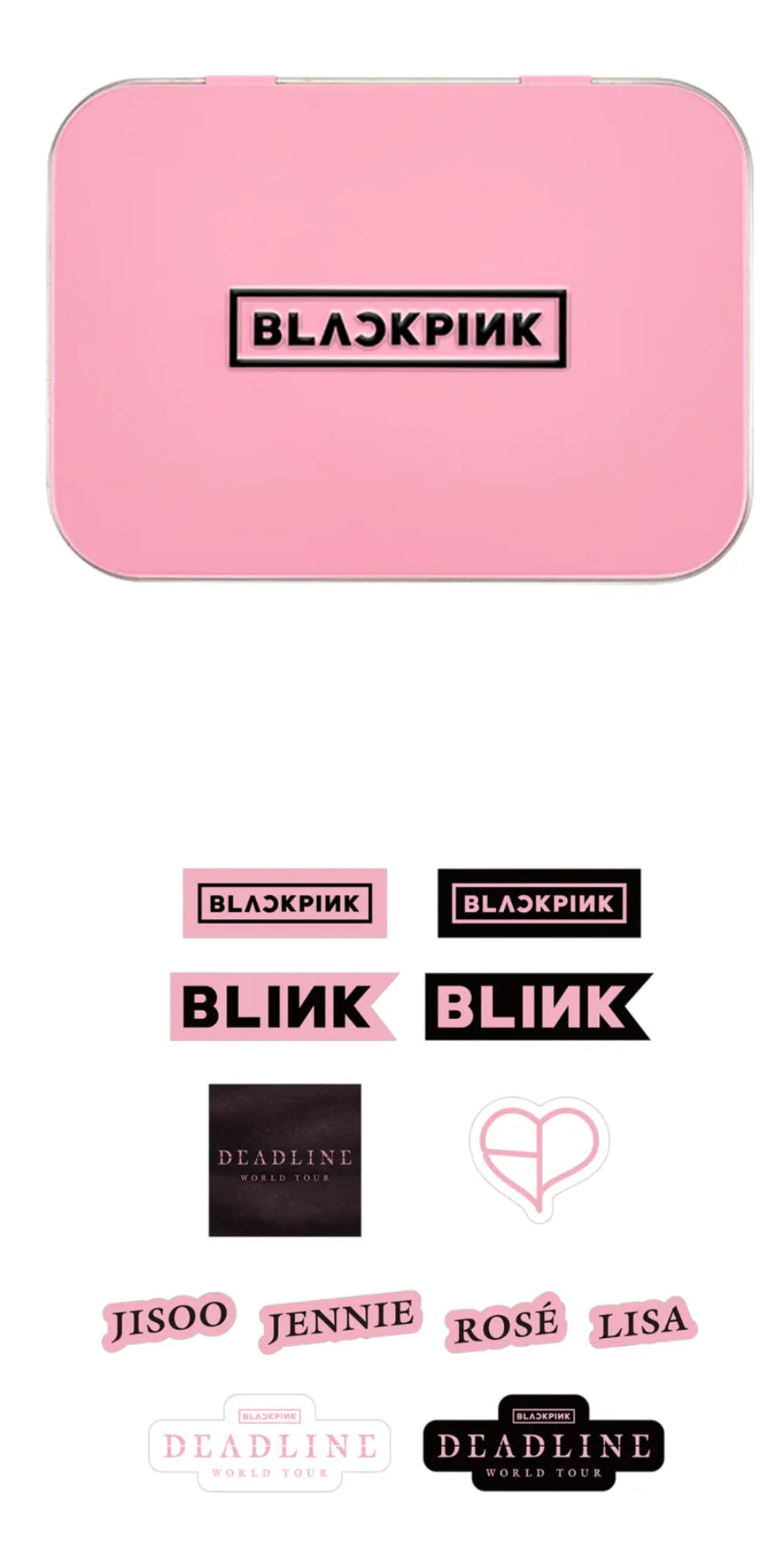 BLACKPINK - Tin Case + Sticker Set ['DEADLINE' WORLD TOUR IN SEOUL Official MD]