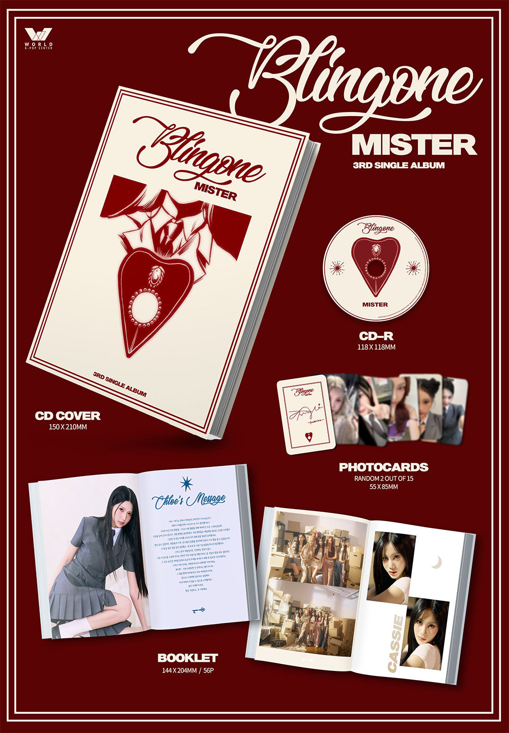 BLINGONE - MISTER [3rd Single Album]