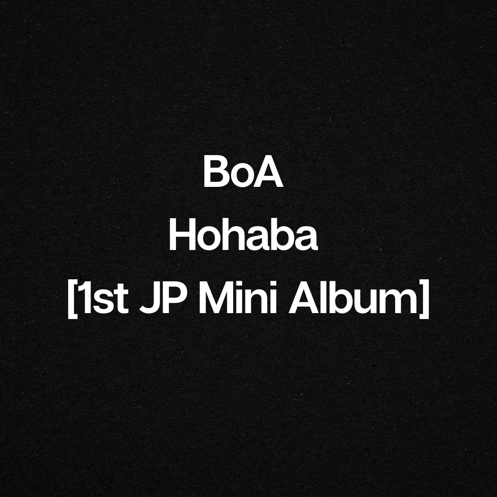 BoA Hohaba 1st JP Mini Album - Main Image