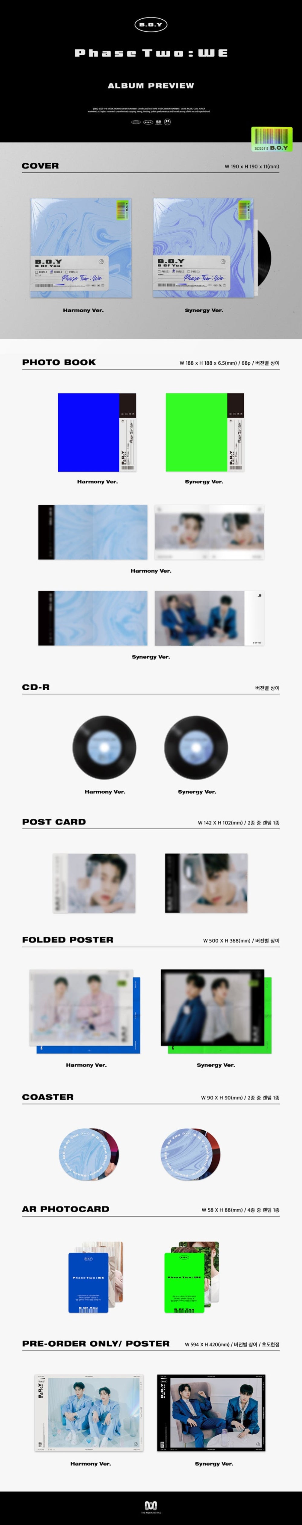 BOY - Phase Two: WE [2nd Mini Album]