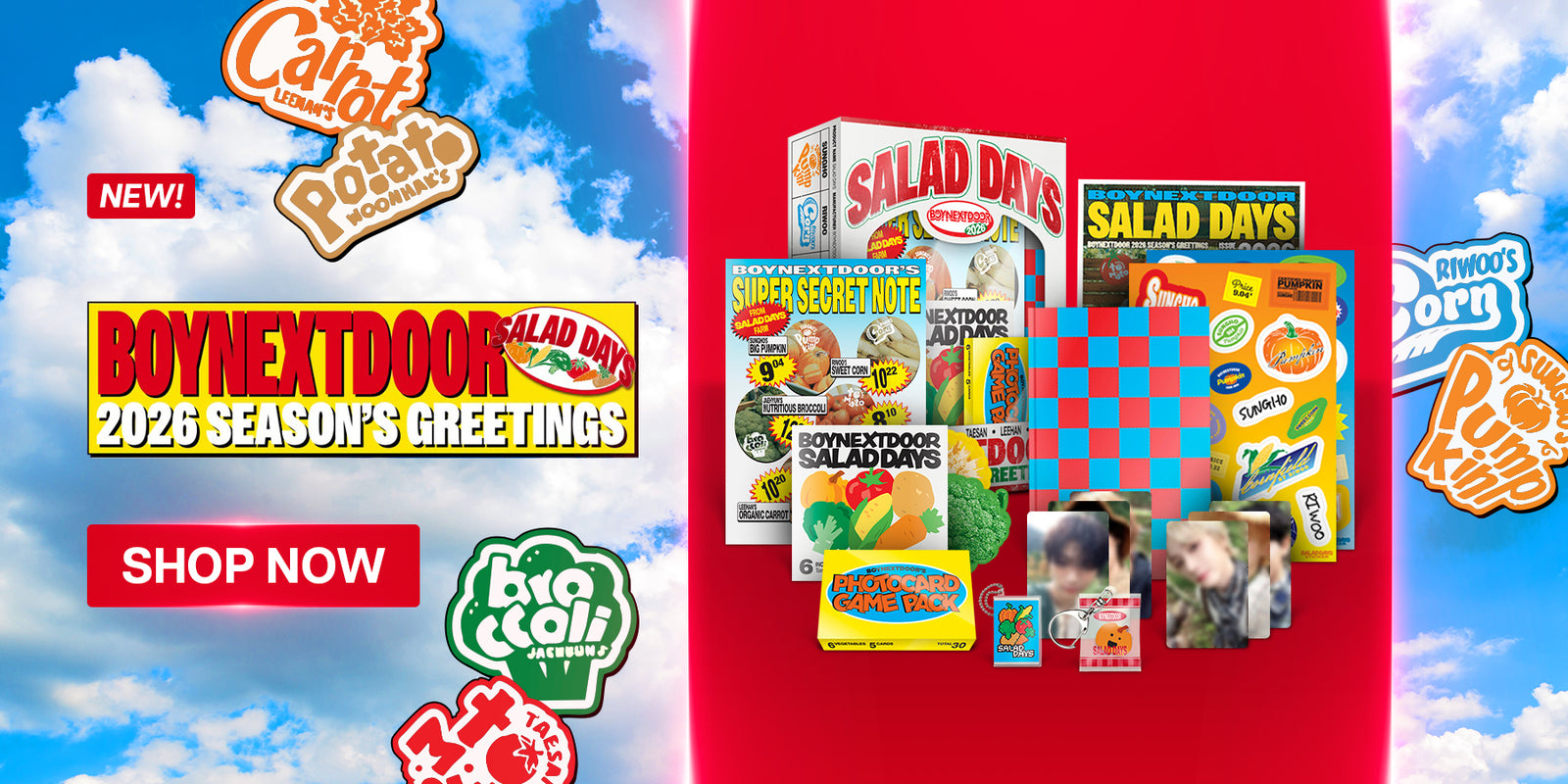 BOYNEXTDOOR 2026 Seasons Greetings - Banner