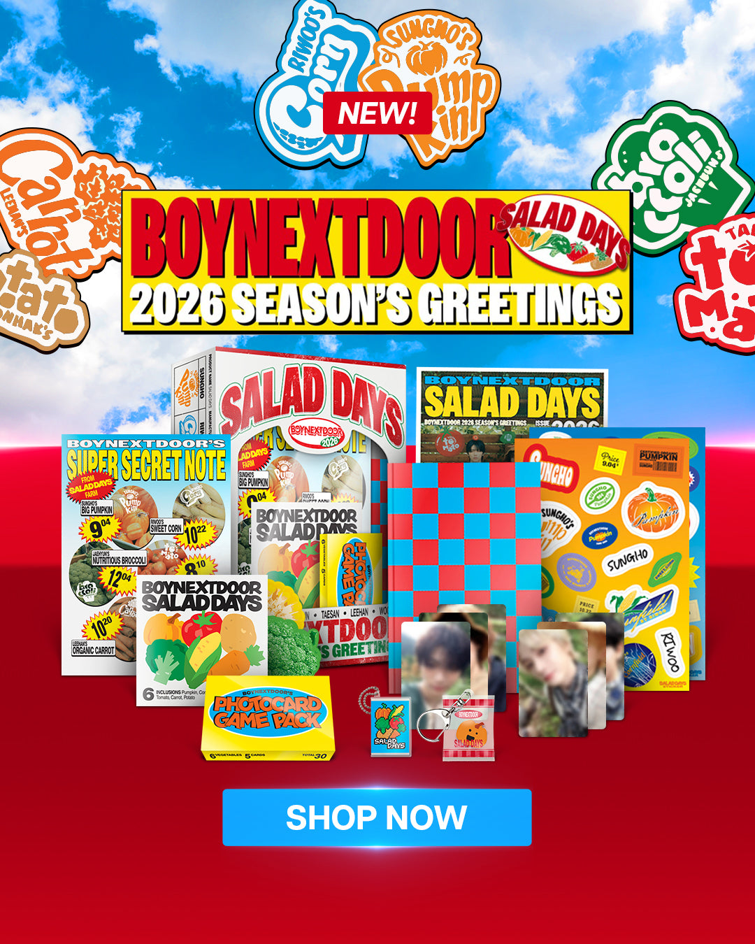 BOYNEXTDOOR 2026 Seasons Greetings - Mobile  Banner