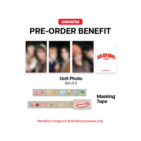 BOYNEXTDOOR 2026 Seasons Greetings SALAD DAYS - Weverse POBs