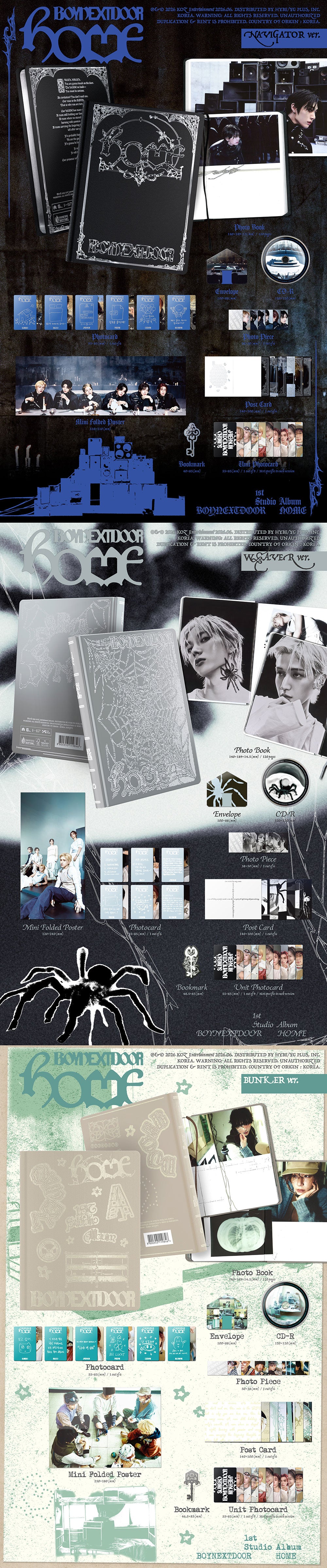 BOYNEXTDOOR - HOME [1st Album - hello82 Exclusive Ver.] gallery image 1