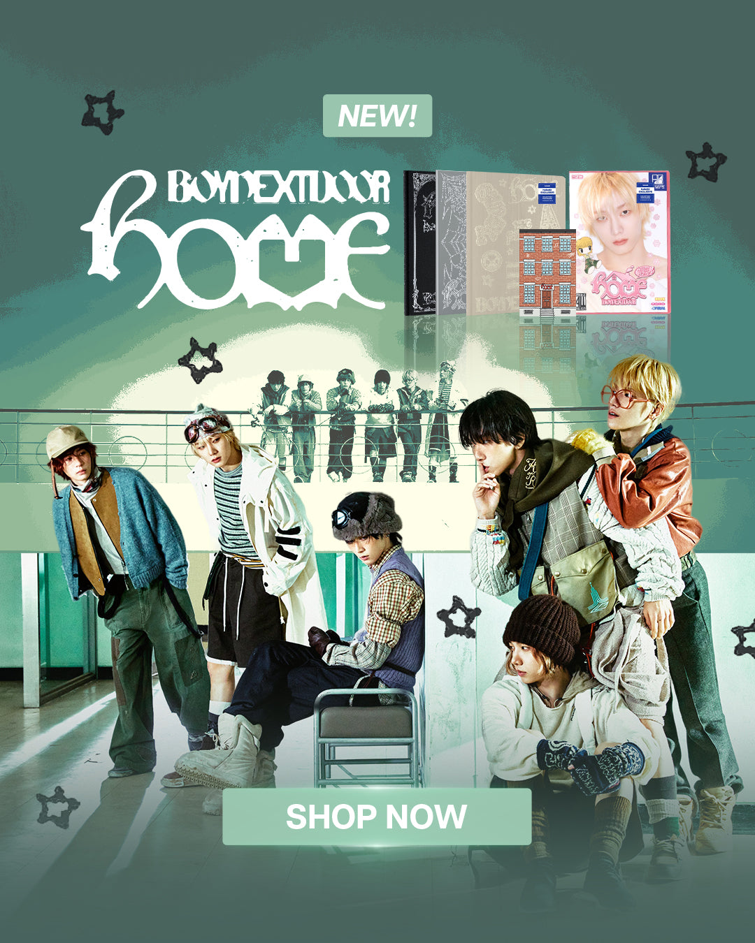 BOYNEXTDOOR HOME Album - Mobile Banner