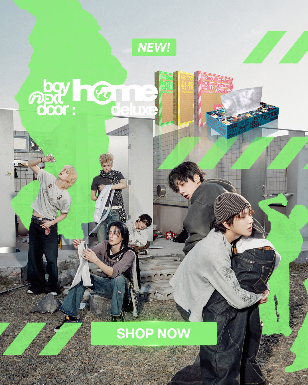 BOYNEXTDOOR HOME DELUXE Album - Mobile Banner