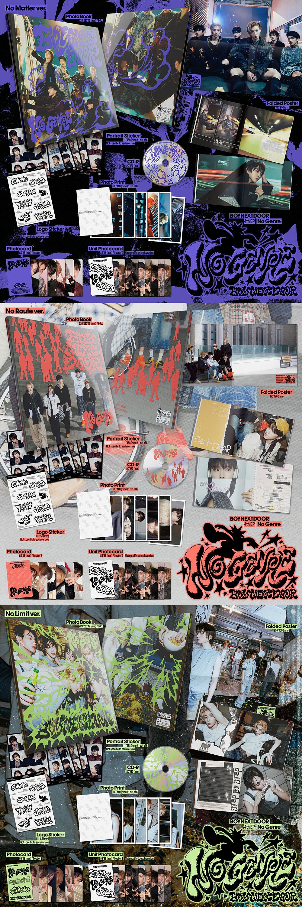 BOYNEXTDOOR - No Genre [4th EP Album]
