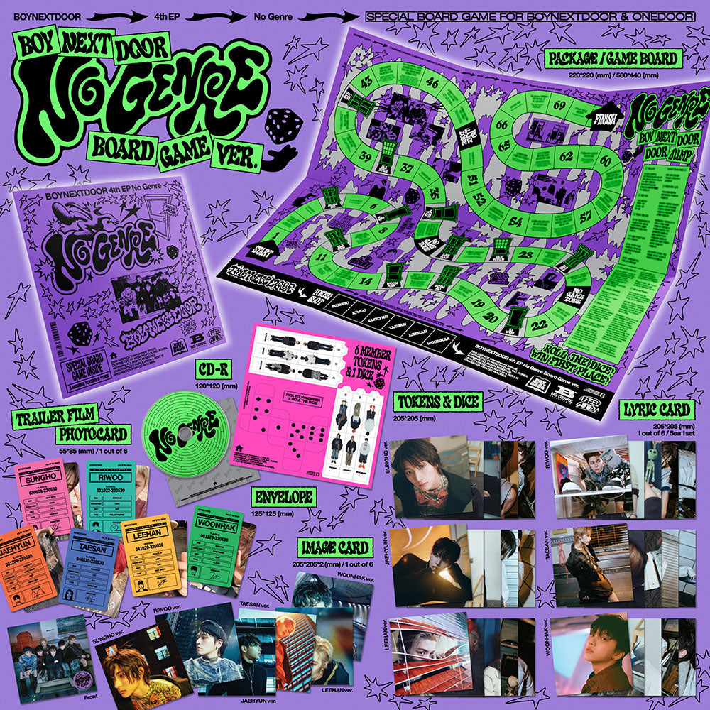 BOYNEXTDOOR - No Genre [4th EP Album - Board Game Ver.]