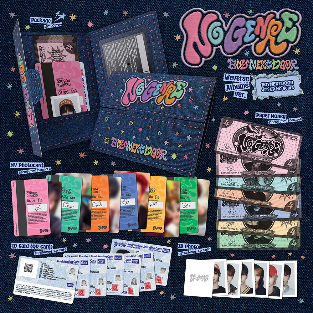 [PRE-ORDER] BOYNEXTDOOR - No Genre [4th EP Album - Weverse Ver.]
