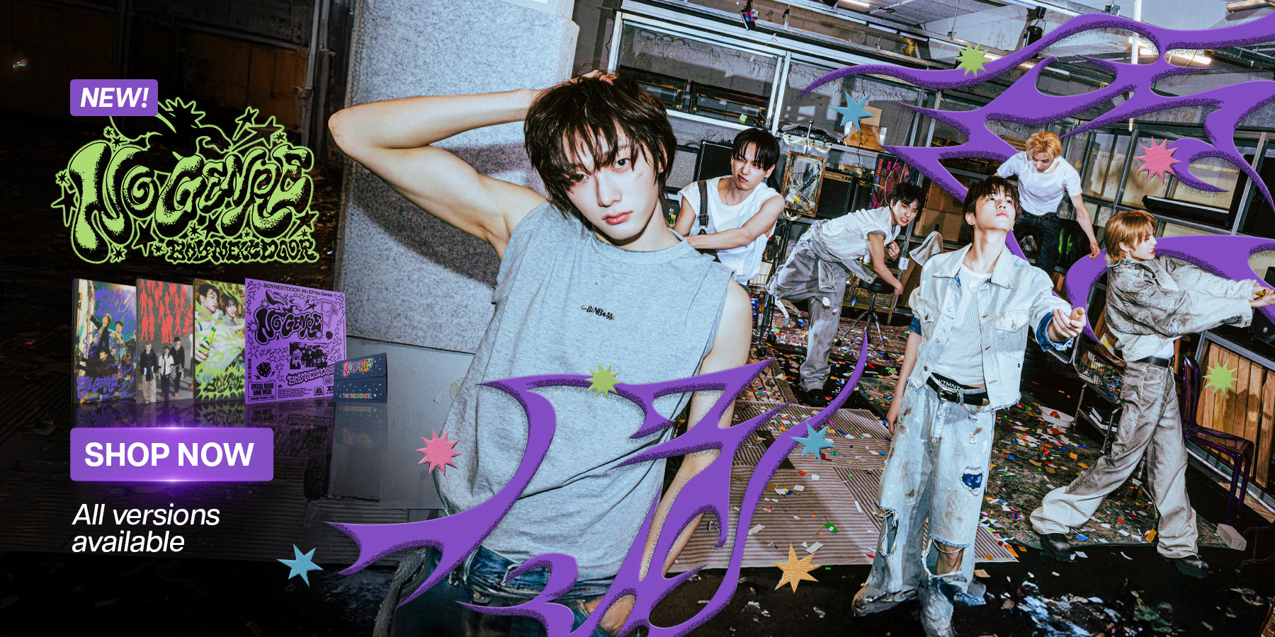 BOYNEXTDOOR NO GENRE Banner