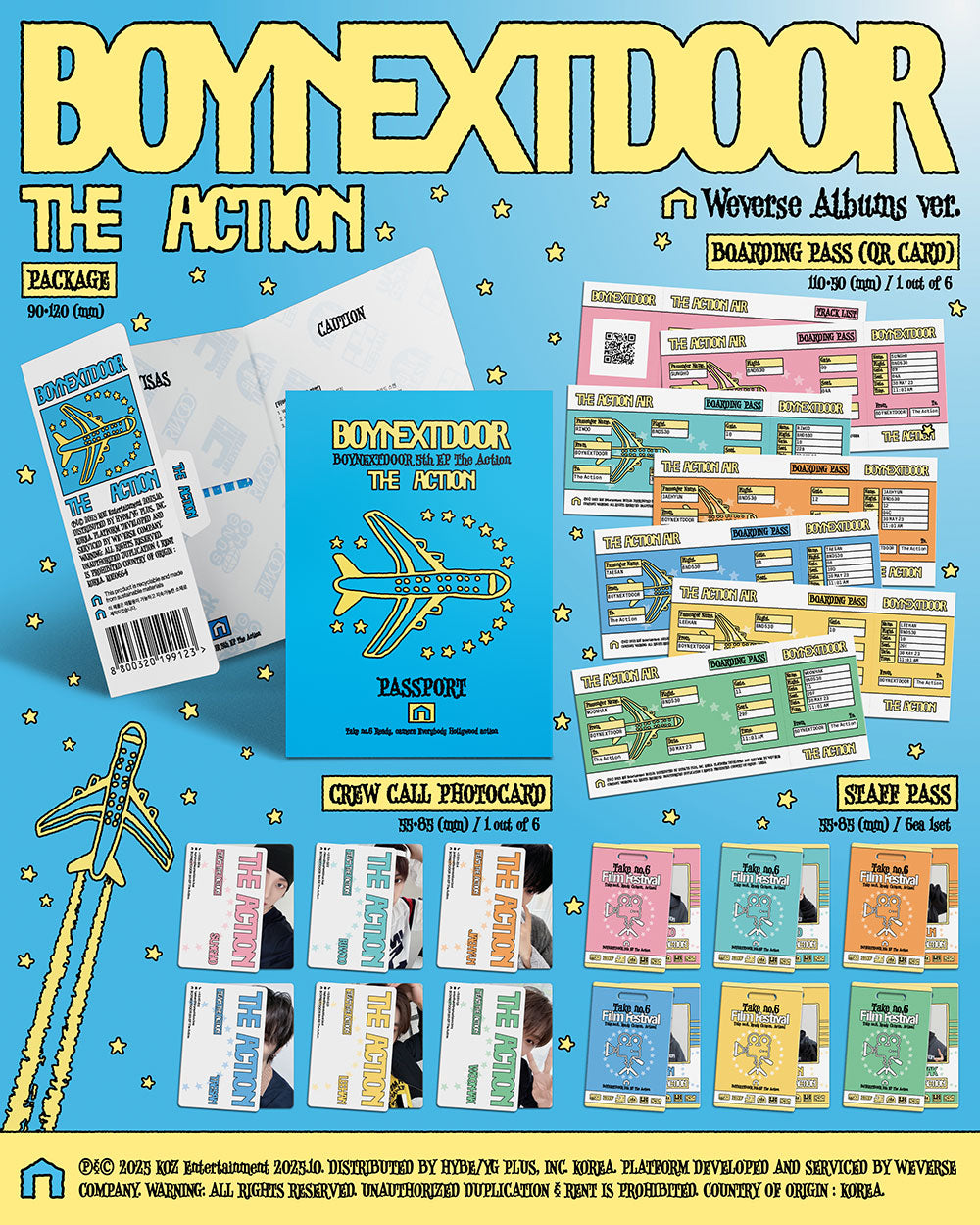 [PRE-ORDER] BOYNEXTDOOR - The Action [5th EP Album - Weverse Ver.]