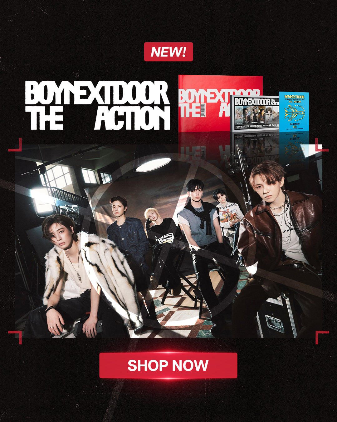 BOYNEXTDOOR THE ACTION Album - Mobile Banner