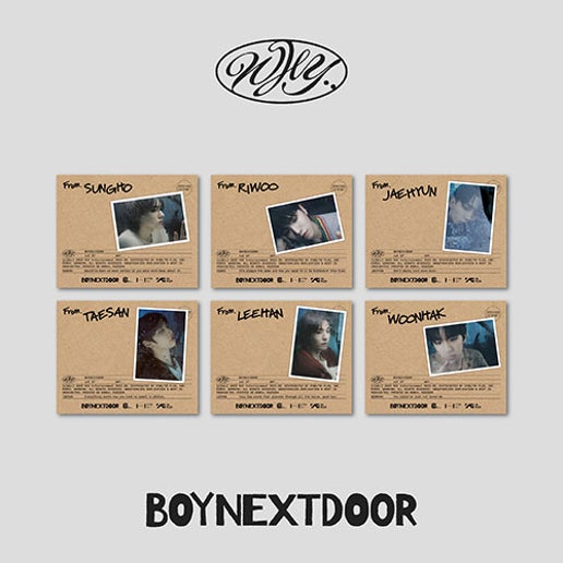 BOYNEXTDOOR WHY 1st EP Album - LETTER Version 6 variations main image