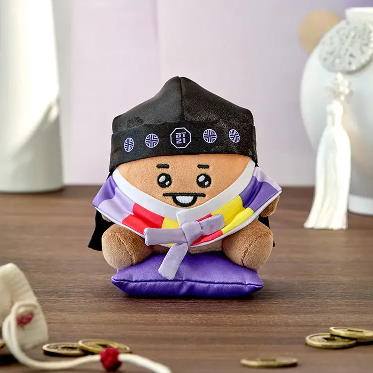 BT21 Baby Premium K-Edition Sitting Doll - Shooky Image 1