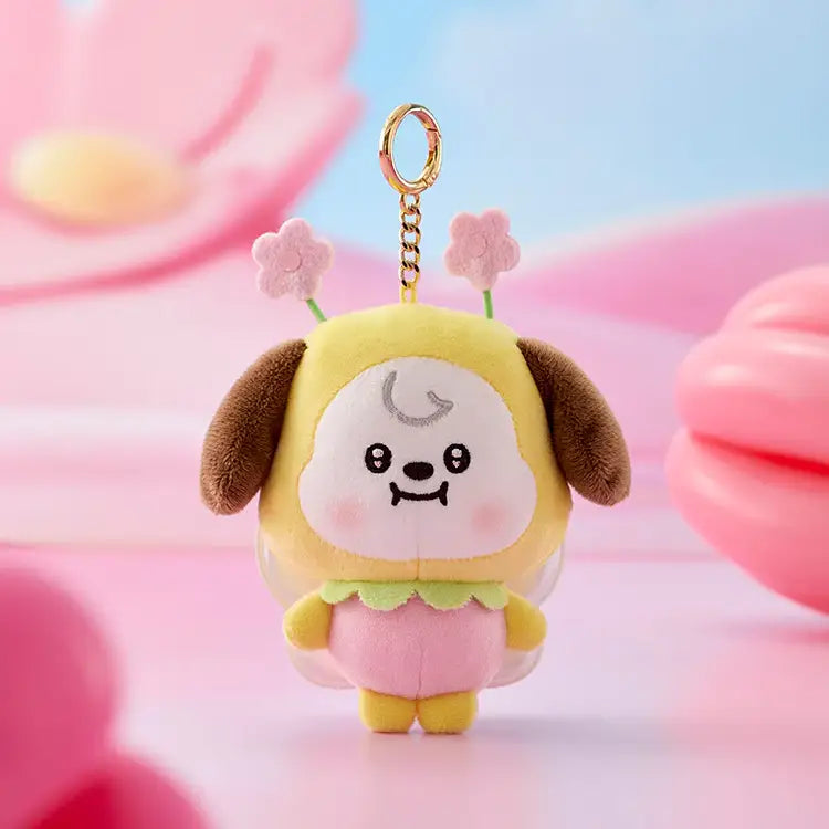BT21 Baby Spring Fairy Plush Keyring - Chimmy Image 1
