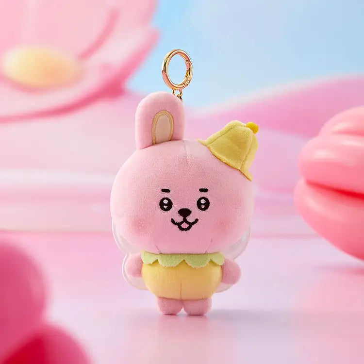 BT21 Baby Spring Fairy Plush Keyring - Cooky Image 1