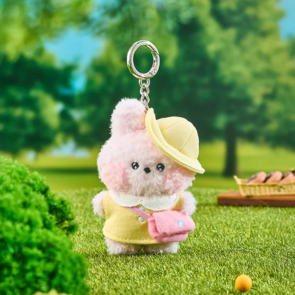 BT21 mini minini Picnic Plush Keyring - Cooky Image 1