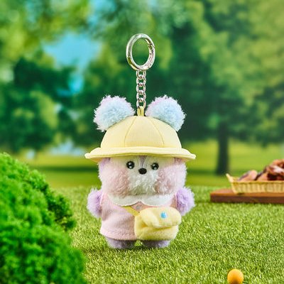 BT21 mini minini Picnic Plush Keyring - Mang Image 1