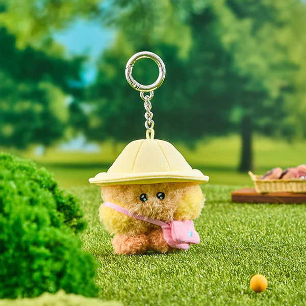 BT21 mini minini Picnic Plush Keyring - Shooky Image 1