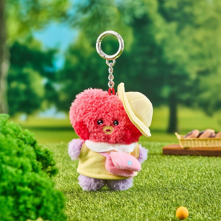 BT21 mini minini Picnic Plush Keyring - Tata Image 1