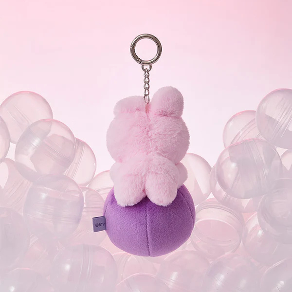 BT21 minini Lucky Gatcha Plush Keyring - Cooky Image 3