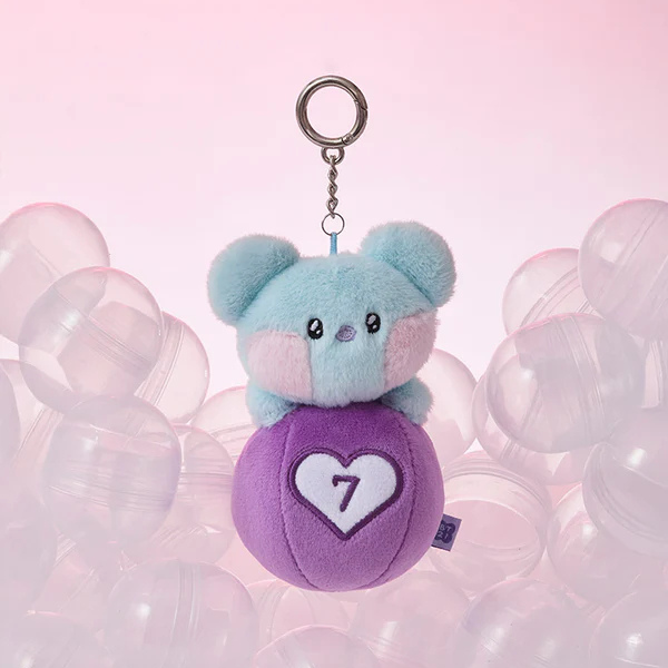 BT21 minini Lucky Gatcha Plush Keyring - Koya Image 1