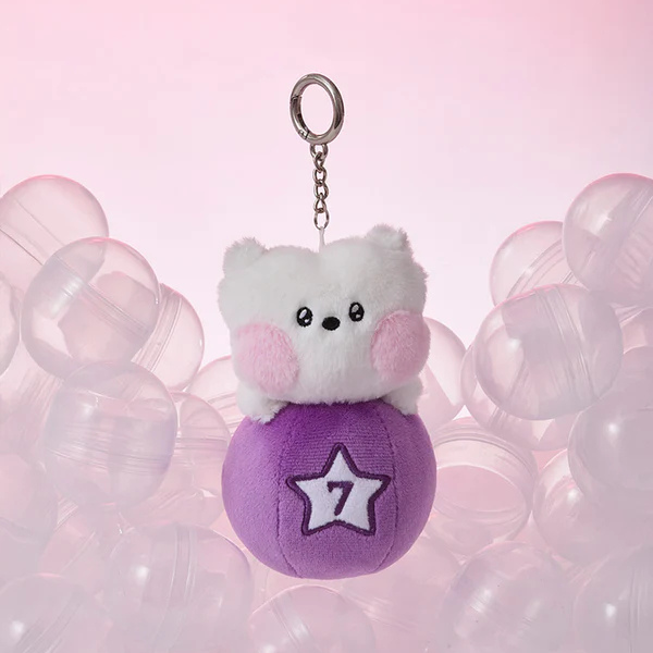 BT21 minini Lucky Gatcha Plush Keyring - RJ Image 1