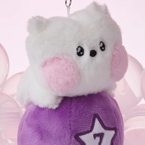 BT21 minini Lucky Gatcha Plush Keyring - RJ Image 2