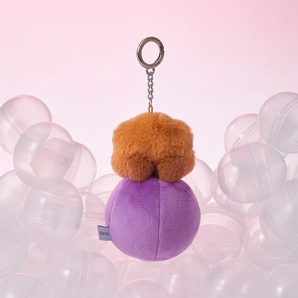 BT21 minini Lucky Gatcha Plush Keyring - Shooky Image 3