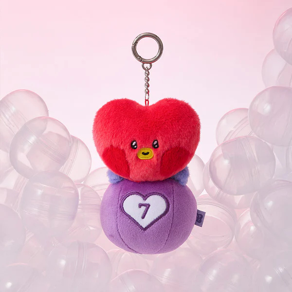 BT21 minini Lucky Gatcha Plush Keyring - Tata Image 1