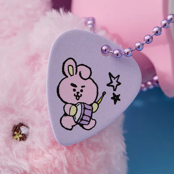 BT21 minini Mini Band Plush Keyring - Cooky Image 3