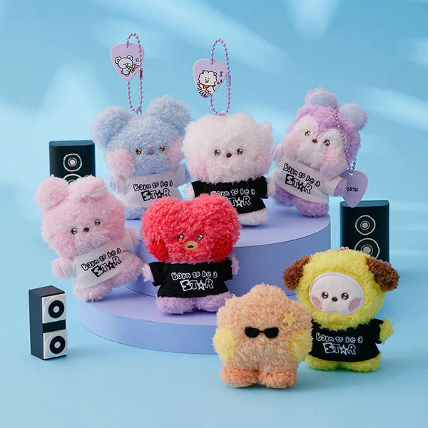 BT21 minini Mini Band Plush Keyring - Main Image 1