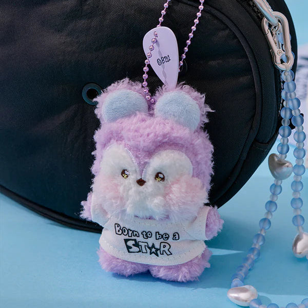 BT21 minini Mini Band Plush Keyring - Mang Image 4