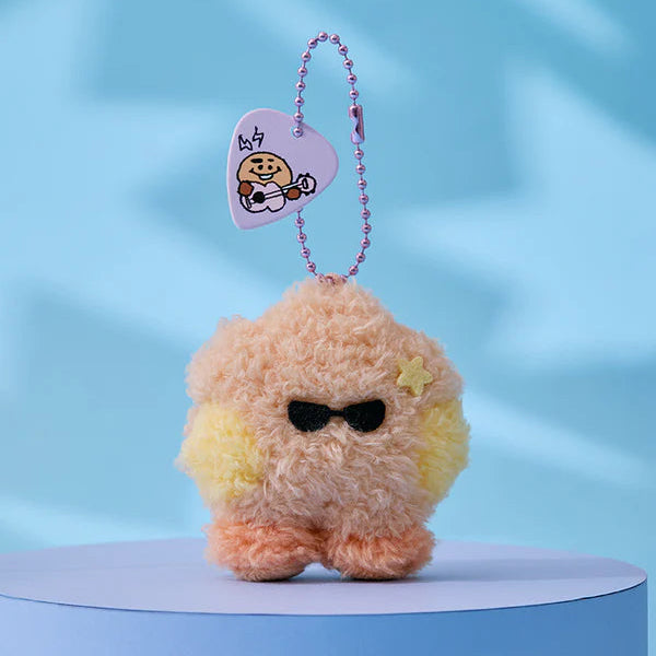 BT21 minini Mini Band Plush Keyring - Shooky Image 1