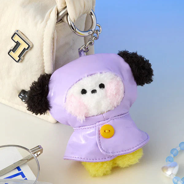 BT21 minini Mini Rainy Day Plush Keyring - Chimmy Image 3
