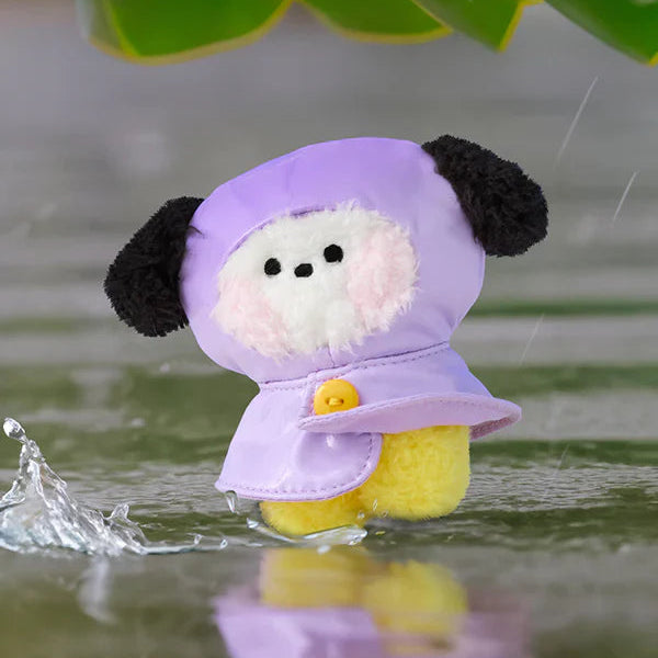 BT21 minini Mini Rainy Day Plush Keyring - Chimmy Image 5