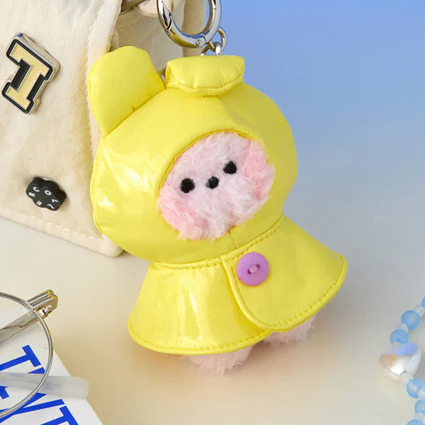 BT21 minini Mini Rainy Day Plush Keyring - Cooky Image 3