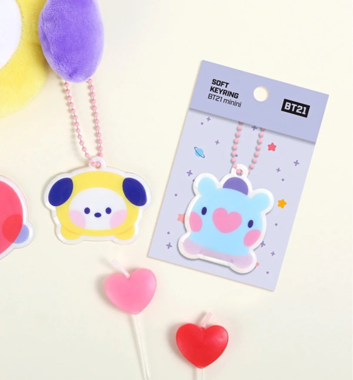 BT21 Minini Soft Keyring image 2