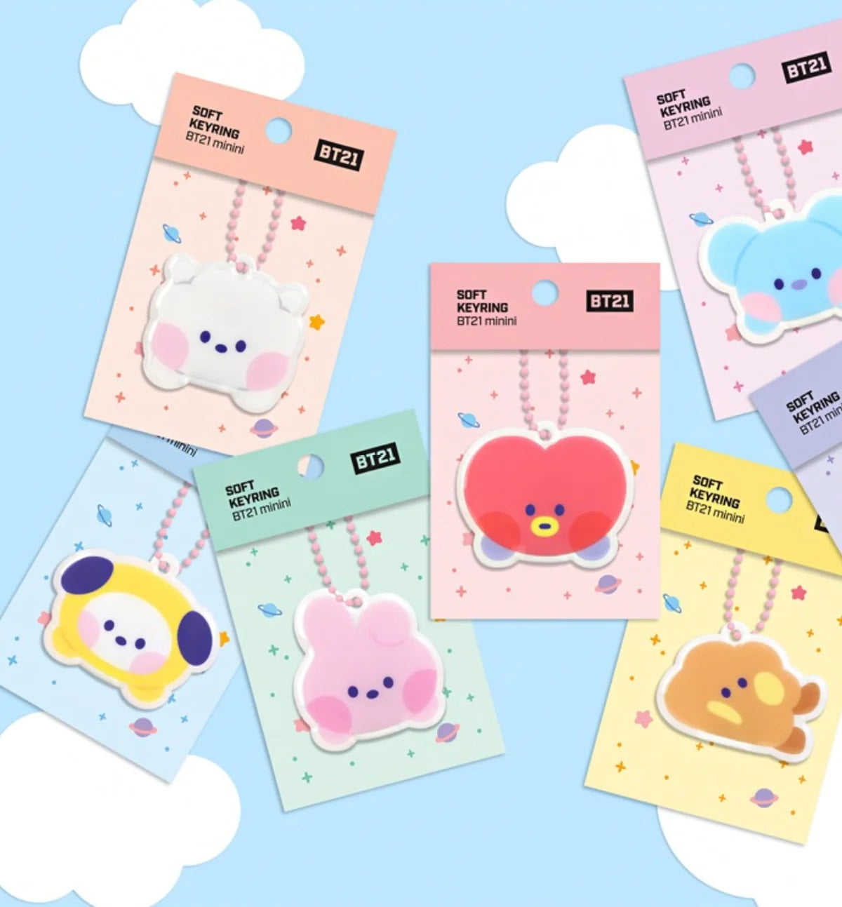 BT21 Minini Soft Keyring image 3