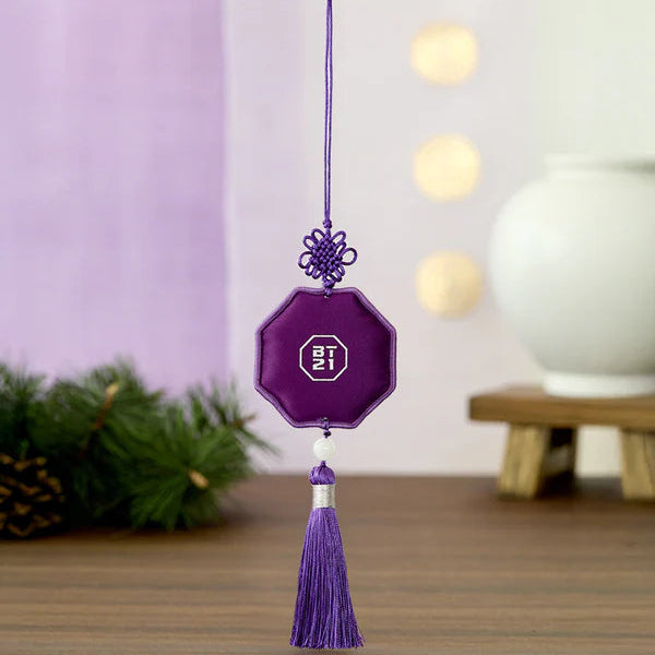 BT21 Premium K-Edition Embroidered Tassel Keyring - Chimmy Image 2