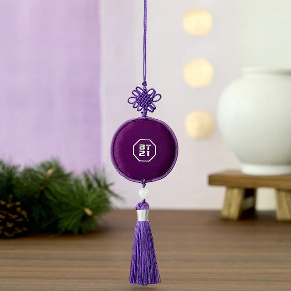BT21 Premium K-Edition Embroidered Tassel Keyring - Shooky Image 2