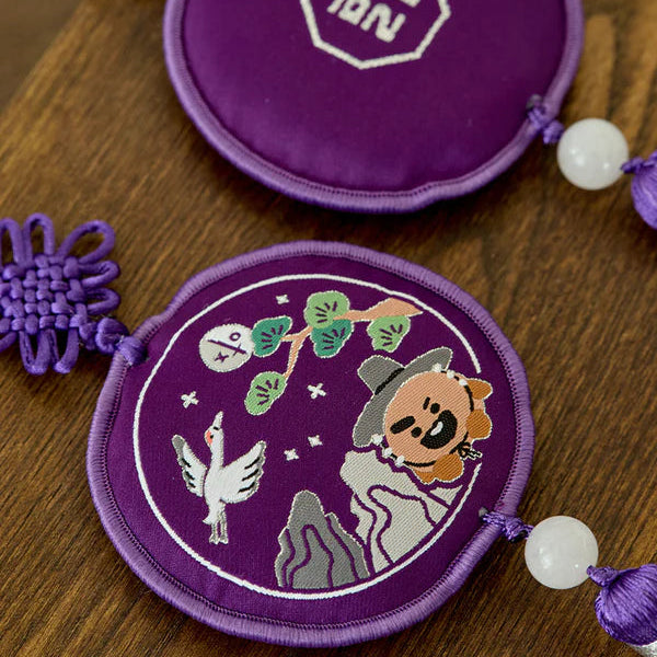 BT21 Premium K-Edition Embroidered Tassel Keyring - Shooky Image 3
